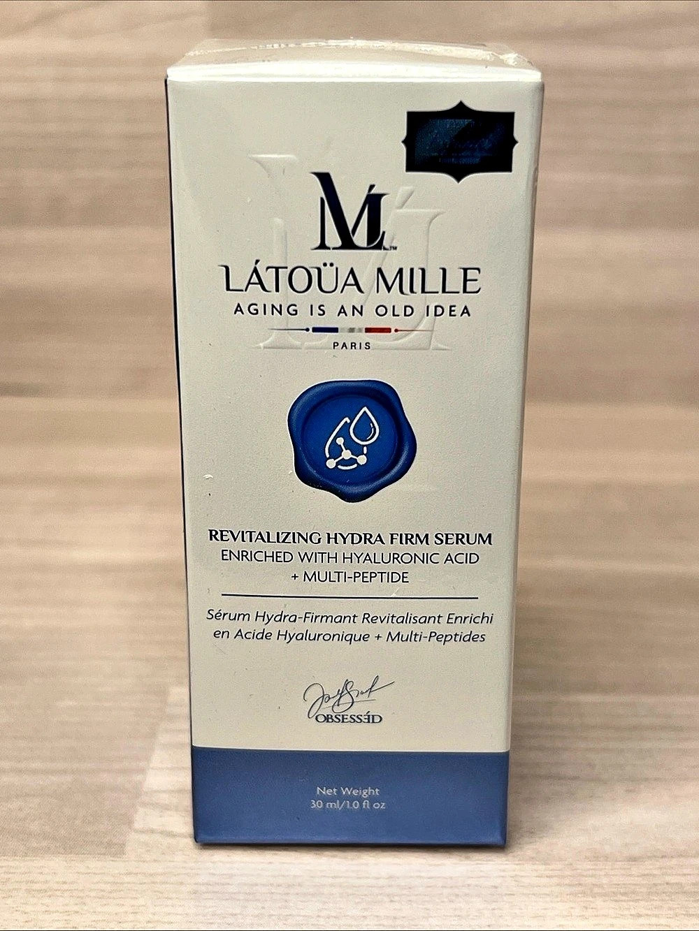 LaTôua Mîlle Revitalizing Hydra Firm Serum Hyaluronic Acid Serum NWT